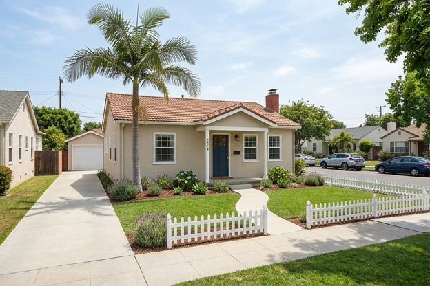 Modest California bungalow in Los Angeles