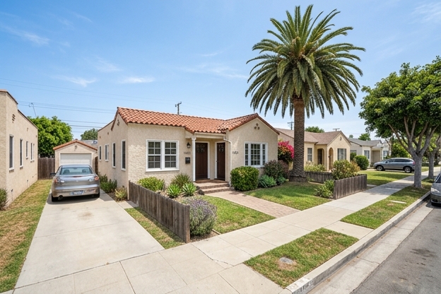 Small Los Angeles duplex