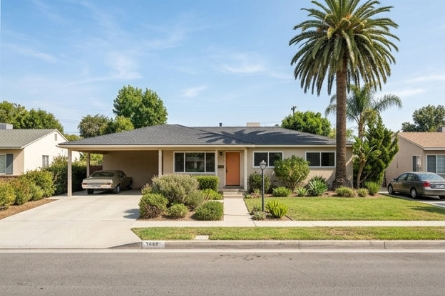 Modest mid-century ranch home in the Valley